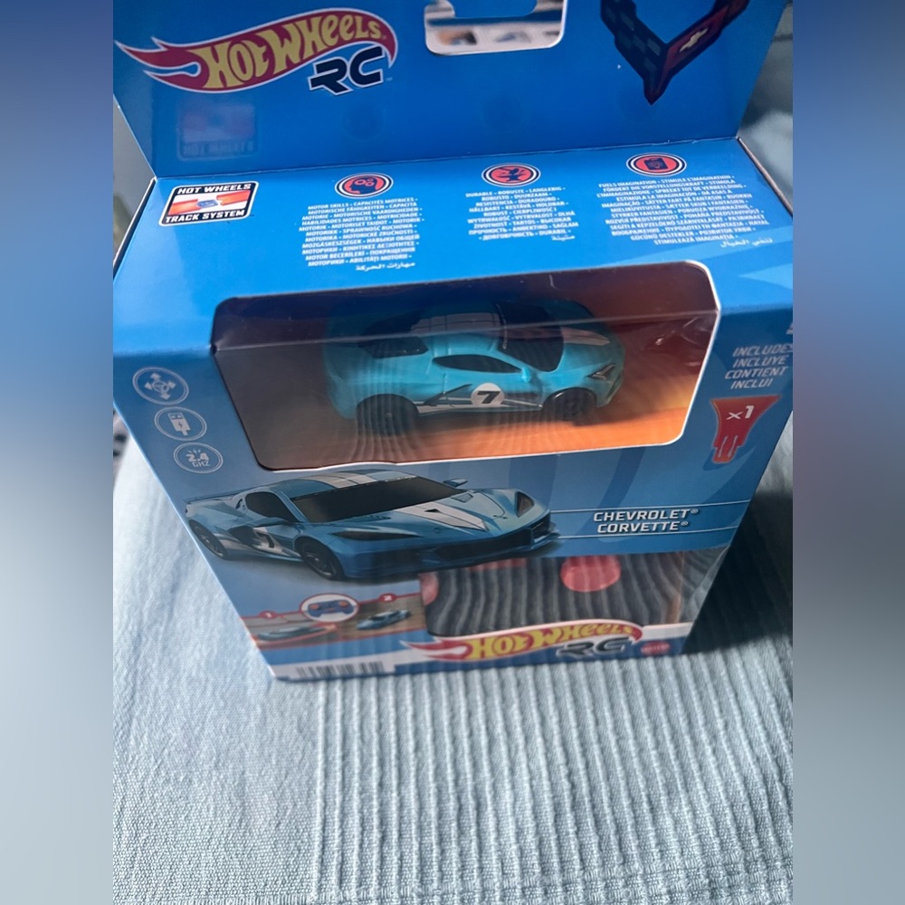 Kids R/c corvette hot wheels